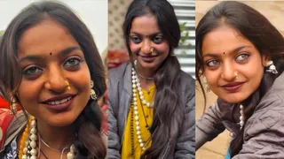 Mahakumbh 2025 Viral Sensation Monalisa Bhosale Cuts Cake With Family To Celebrate Her Success In Latest Video