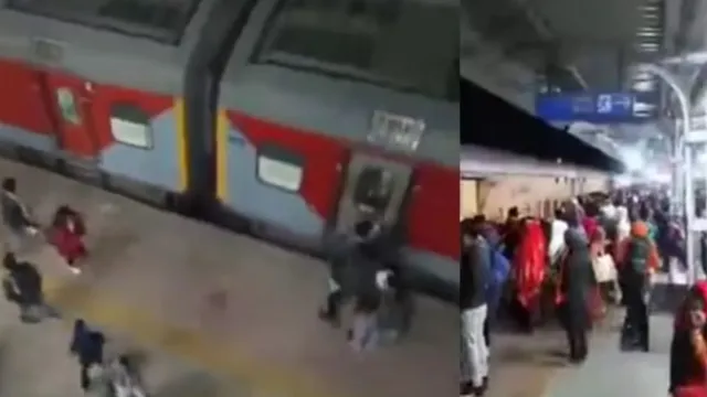 uttar-pradesh-passengers-attack-jhansi-prayagraj-train-after-doors-closed-to-prevent-boarding-video