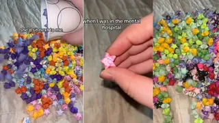 Woman Makes Paper Stars To Heal After Struggles In Mental Health Hospital: 'Your Soul Is Sparkly And Beautiful' Says Netizen