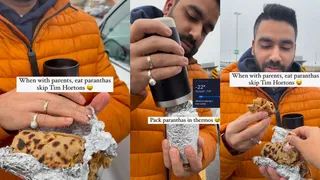Desi Mom's Brilliant Trick To Keep Parathas Warm In Canada's Freezing Weather Takes Internet By Storm