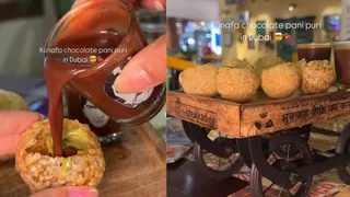 'Sorry What?': Dubai Cafe's 'Kunafa Chocolate Pani Puri' Stuns Foodies With Unbelievable Fusion | Viral Video
