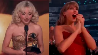 Sabrina Carpenter BEATS Taylor Swift At 67th Grammy Awards, Latter Turns Cheerleader | Watch Video