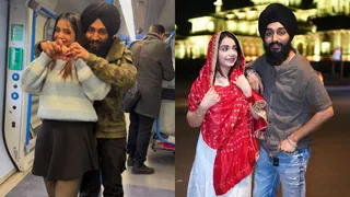 Kulhad Pizza Couple Recreates DDLJ's Iconic Romance In Metro As They Dance On Hit Song Ho Gaya Hai Tujhko Pyaar Sajna | Viral Video