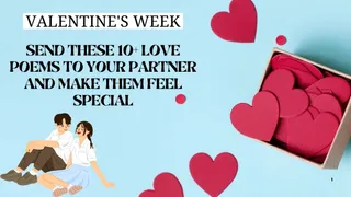 Valentine's Week: Send These 5 Love Poems To Your Partner And Make Them Feel Special