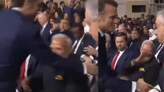 FactCheck: Did Macron Greet World Leaders But Avoid Handshake With PM Modi At Paris AI Summit? | Viral Video