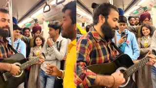 Metro’s Got Talent? Delhi Passengers Get Musical Surprise With Dagabaaz Re Performance | Viral Video