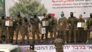 Shocking Moment: Israeli Hostage Kisses Hamas Members On Forehead In Bizarre Exchange | WATCH
