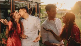 Prajakta Koli’s Mehendi Ceremony: Actress Adorns Hands With Fiancé Vrishank Khanal's Name; Shares Love-Filled Moments