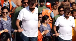 Mahakumbh 2025: Isha Ambani And Anand Piramal Take Holy Dip At Triveni Sangam | Video