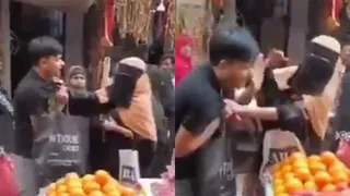 Woman Slaps Man Multiple Times For Alleged Harassment, UP Police Acts Swiftly As Video Goes Viral
