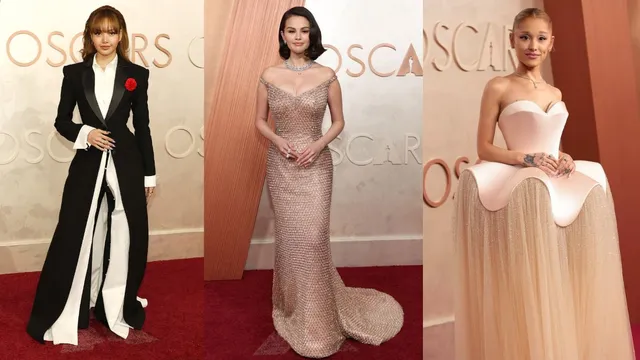 oscars-2025-red-carpet-blackpink-lisa-selena-gomez-ariana-grande-and-other-stellar-fashion-moments-photos-and-videos