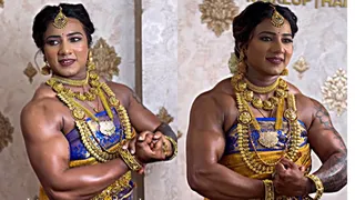 Karnataka’s Bodybuilder Bride Stuns In Wedding Attire; Viral Video Takes Internet By Storm