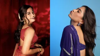 Rashmika Mandanna Inspired 5 Stylish Blouse Designs To Pair With Your Floral Sarees | Photos