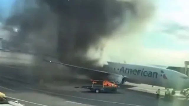 watch-american-airlines-plane-with-172-onboard-catches-fire-at-denver-airport-faa-launches-investigation