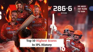 List Of Top 10 Highest Scores In IPL History (2008 To 2025): Sunrisers Hyderabad Leads The List