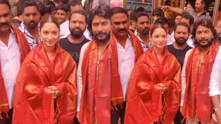 Tamannaah Bhatia Looks Ethereal As She Offers Prayers At Sri Peddamma Thalli Temple Ahead Of Odela 2 Release