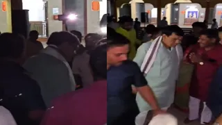 UP Power Minister Arvind Kumar Sharma Lands In Awkward Situation After Electricity Outage At Mau Event, Delivers Speech In Dark