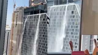 Water Spills From Rooftop Pool In Bangkok High-Rise After Earthquake Tremors In Thailand | Watch