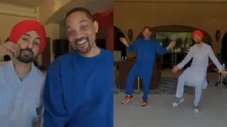 Diljit Dosanjh And Will Smith's Unexpected Bhangra Collab Steals The Show | Watch