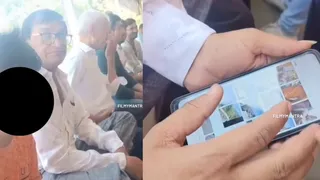 Caught On Camera: Elderly Man Secretly Takes Picture Of Woman's Legs At Rajasthan Temple; Internet Is Furious