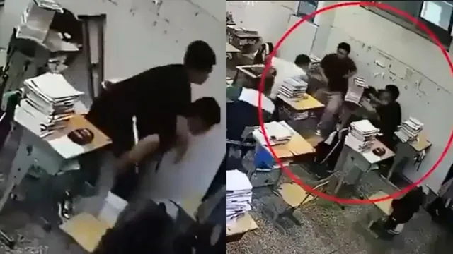student-brave-act-of-carrying-differently-abled-classmate-after-earthquake-wins-hearts-across-the-internet-viral-video