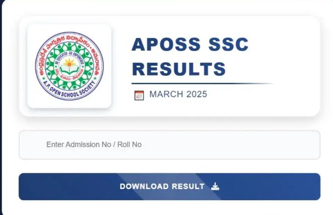 APOSS Results 2025 Out: Check AP Open Inter & SSC Results At ...