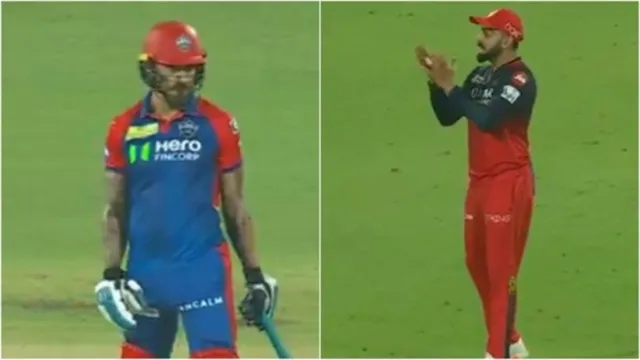 dc-vs-rcb-ipl-2025-virat-kohli-secretely-plans-faf-du-plessiss-dismissal-by-signalling-for-a-catch-then-takes-it-himself-in-next-over-watch