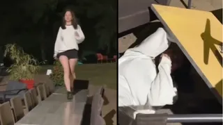 Girl Catwalks On Dinner Tables, But What Happens Next Is Hilariously Unpredictable | Watch Viral Video