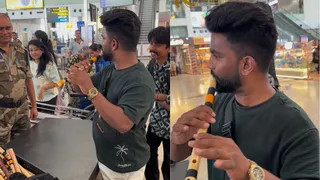 Viral Video: Rajasthan Flute Artist Turns Raipur Airport Into Concert Stage With Soulful ‘Teri Mitti’ Performance