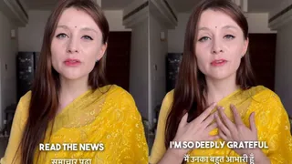 Russian Woman Living In India Salutes Indian Army With Heartfelt Message, Says ‘I'm Deeply Grateful To Them’ | Viral Video