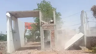 Demolition Drive In Gurugram: DTPE Razes Illegal Colonies In Three Villages