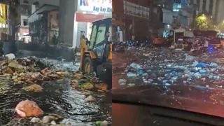 Mumbai Streets Get Flooded With Garbage After Heavy Rain; Viral Video Sparks Public Outrage: 'It's A Pathetic Sight'