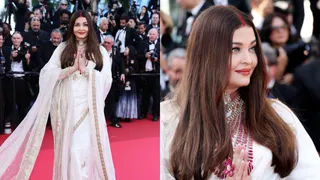 Aishwarya Rai Bachchan Sports Sindoor At Cannes 2025; Netizens Ask ‘Is It A Homage To India's Heroes?’