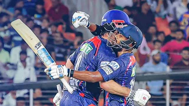 gt-vs-lsg-2025-mitchell-marsh-maiden-ipl-ton-poorans-fifty-powers-lucknow-to-235-for-2-against-gujarat-titans
