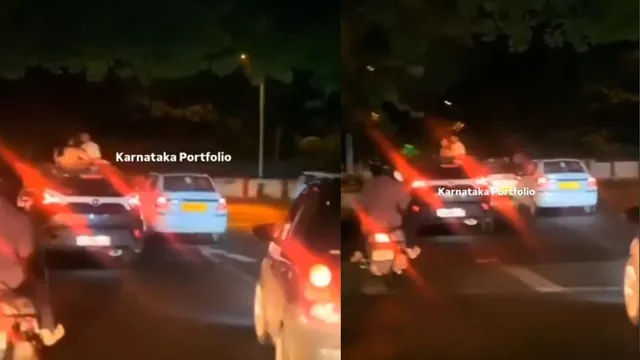 bengaluru-couple-turns-public-road-into-private-bedroom-by-romancing-on-car-sunroof-faces-police-action-after-video-goes-viral