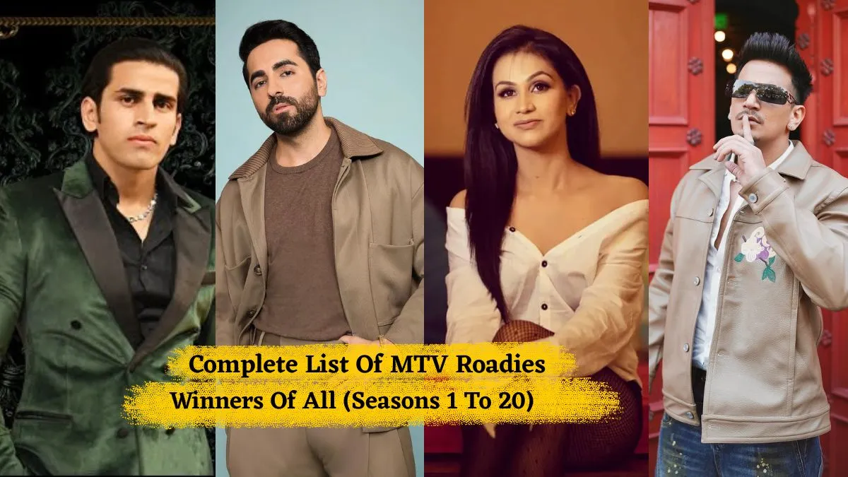 Complete List Of MTV Roadies Winners Of All Seasons 1 To 20 Ranvijay ...