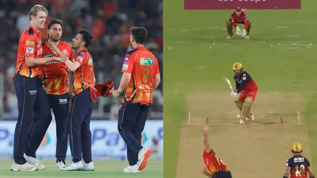 ipl-2025-final-kyle-jamieson-knocks-over-rcb-skipper-rajat-patidar-with-pinpoint-yorker-pbks-camp-erupt-in-celebration