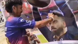 Fan Offers Blood Tilak To Virat Kohli’s Poster In Shocking Display Of Devotion; Viral Video Stuns Internet