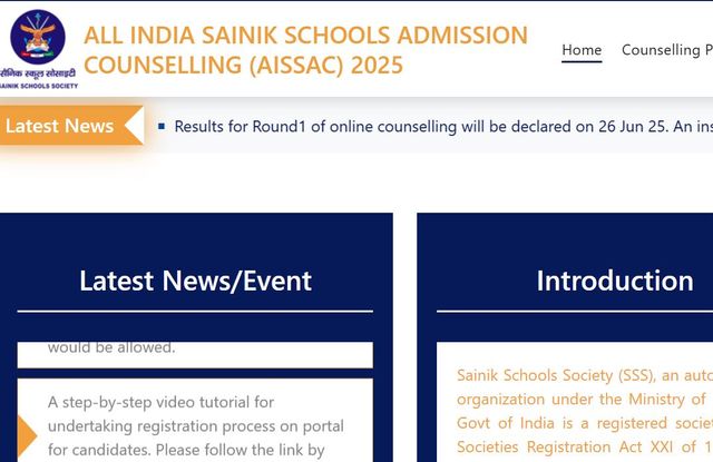 aissac-2025-result-out-all-india-sainik-school-round-1-seat-allotment-result-declared-at-pesancoggovin