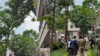 bengaluru-man-tries-to-steal-jackfruit-from-police-compound-falls-and-gets-seriously-injured-in-viral-video