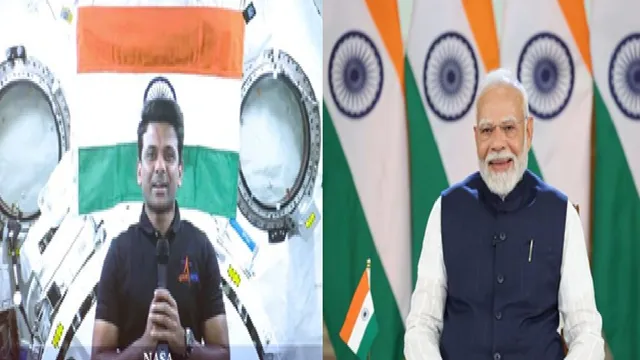 pm-modi-interacts-with-group-captain-shubhanshu-shukla-who-is-aboard-the-international-space-station-as-part-of-axiom-4-mission