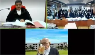 Lawyer Sips Beer During Virtual Hearing At Gujarat High Court, Irked Bench Initiates Contempt Proceedings After VIDEO Goes Viral