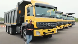 BharatBenz HX And TorqShift Mining And Construction Series Trucks; Watch Video Review