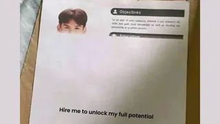 Job Seeker's Half-Printed Resume Goes Viral For Genius Punchline: ‘Hire Me To Unlock Full Potential’