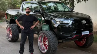 ‘And… A Monster Truck’, Singer Parmish Verma Gets Himself Lifted Toyota Hilux With 26-Inch Wheels