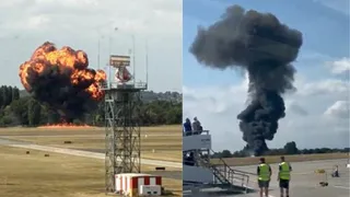 London Plane Crash: Pilot’s Last Wave To Kids Ends In Horror At Southend Airport | Watch Horrific Video