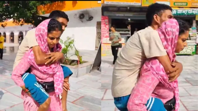 wife-carries-paralysed-husband-for-150-km-on-kanwar-yatra-wins-hearts-across-india-viral-video