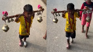 4-Year-Old Walks 225 Km From Haridwar With Kanwar, Shocking Video Sparks Online Debate