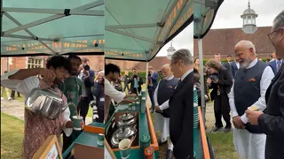 PM Modi’s ‘One Chaiwala To Another’ Moment In UK As He Sips Tea With Keir Starmer At Chequers | Watch