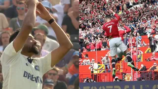 Mohammed Siraj Hits Cristiano Ronaldo's 'Siuuu' Celebration At Manchester's Old Trafford Stadium, Video Goes Viral | Watch